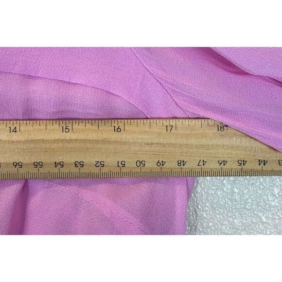 NWOT Studio by Preen Debenham Designer Lavender Long Sleeve Tiered Midi Dress 10 - Picture 11 of 11